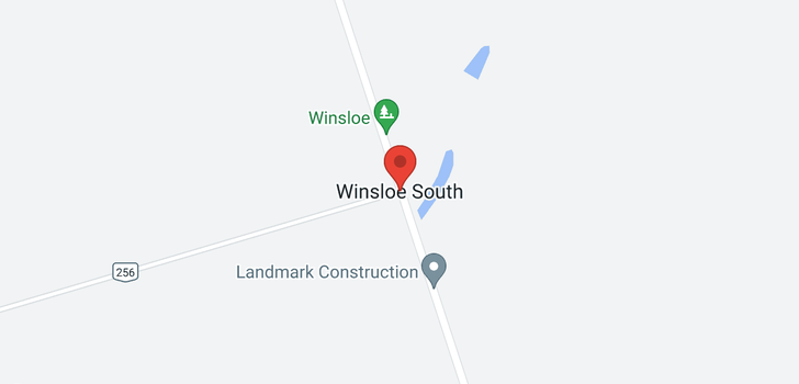 map of 1068 Winsloe Road